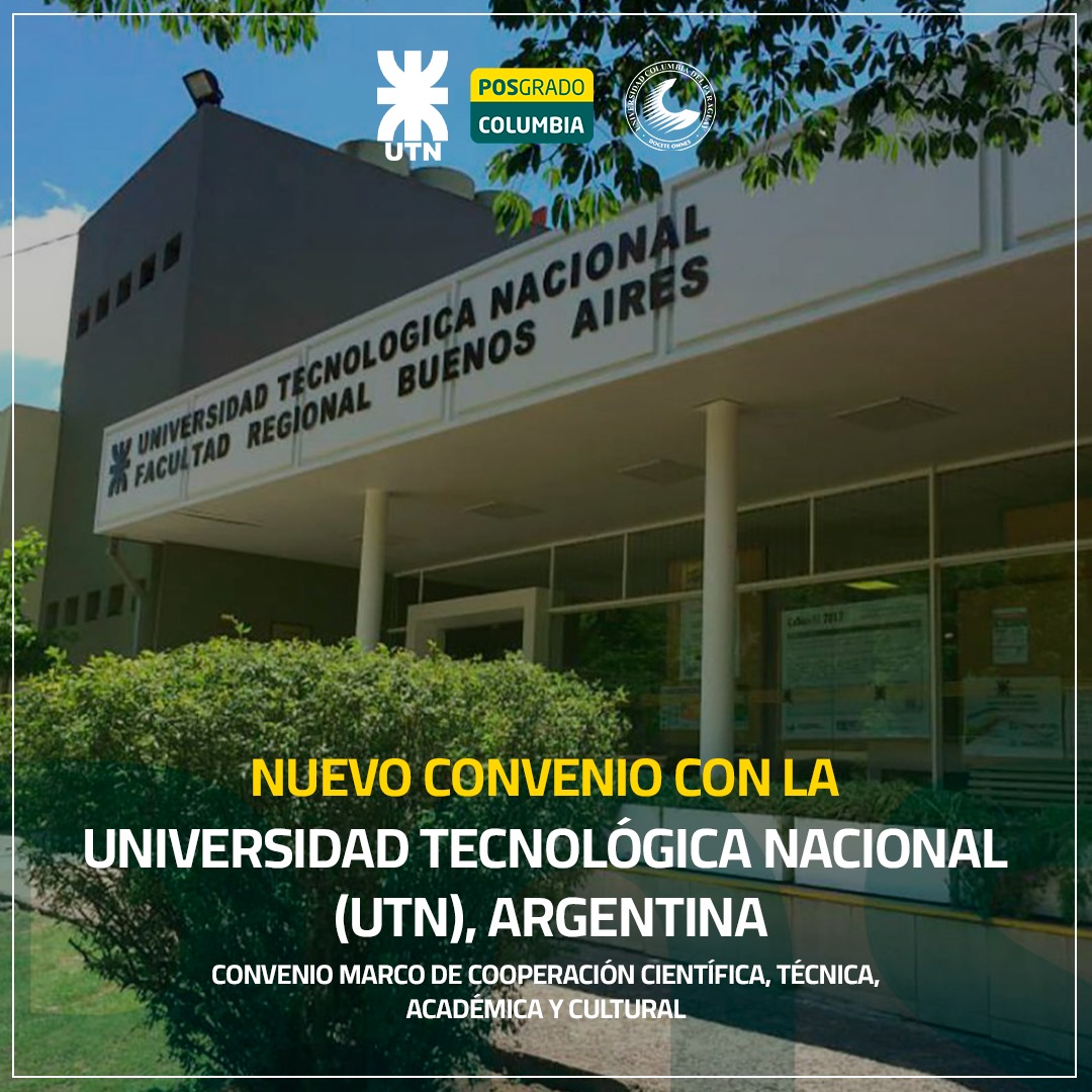 Nuevo convenio con la Universidad Tecnológica Nacional (UTN) de Argentina