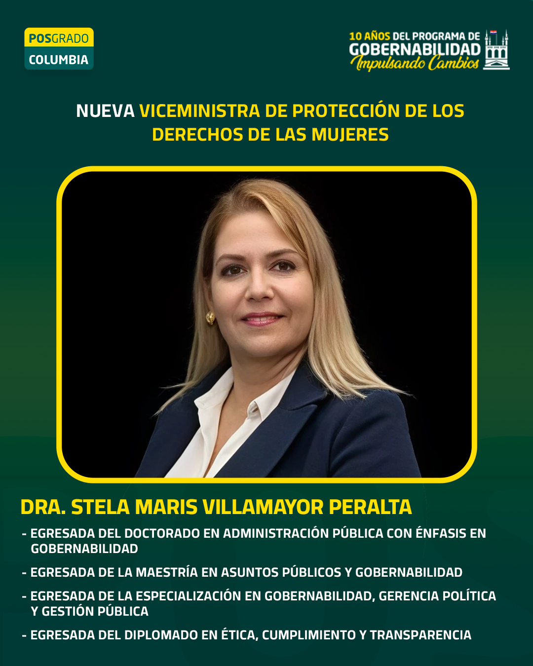 Dra. Stela Maris Villamayor Peralta